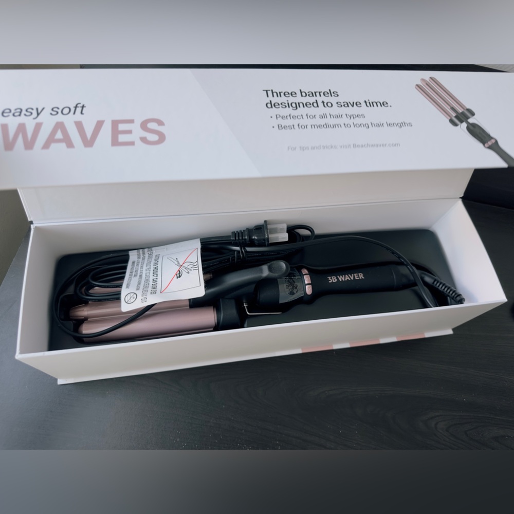 NWOT Beachwaver Co. Midnight Rose 3B Waver - Picture 6 of 10